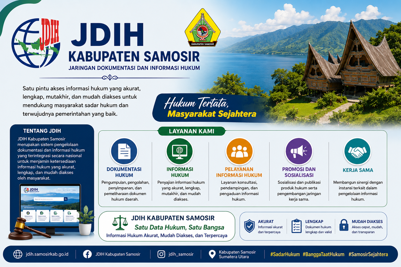 Selamat Datang di JDIH Kabupaten Samosir